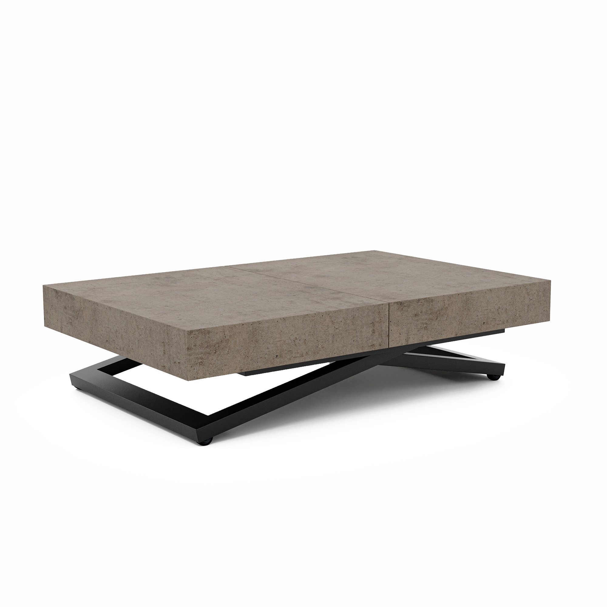 Ławostół rozkładany SANELLE U dark grey chicago concrete