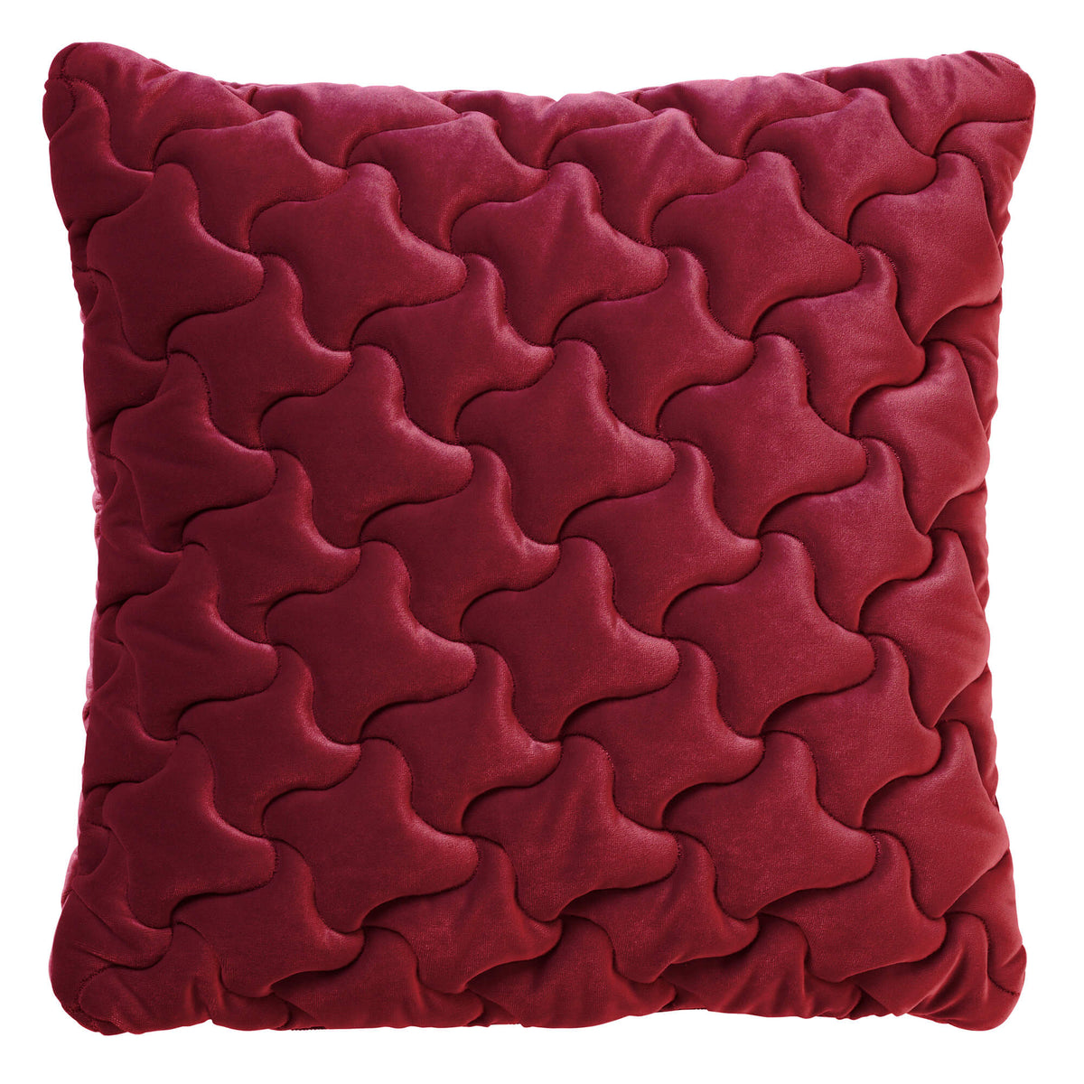AMELIE | sierkussen 45x45 cm | Merlot | rood | Hoii | met duurzame kussenvulling