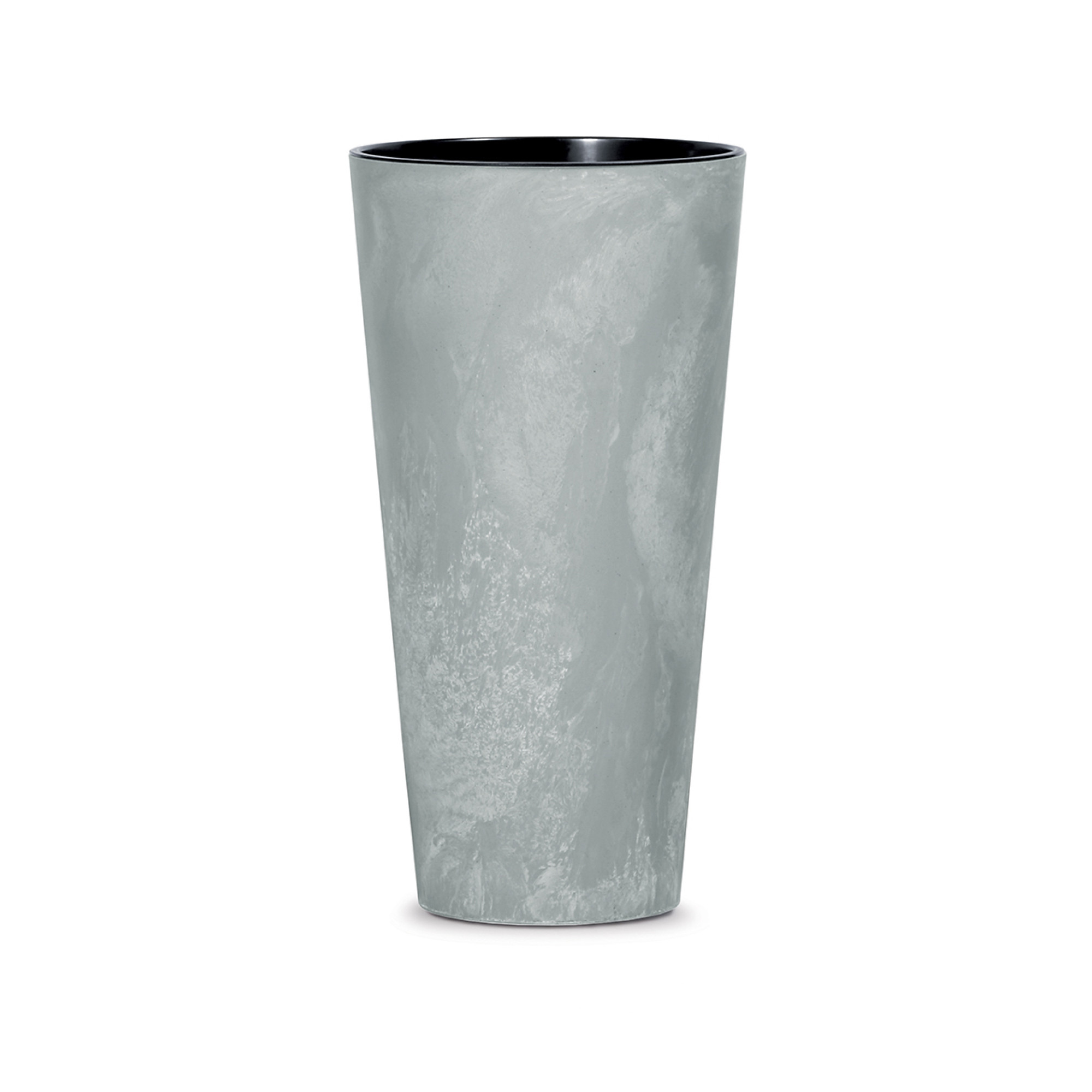 Donica ogrodowa Tubus Slim Beton Effect 29 cm beton PROSPERPLAST