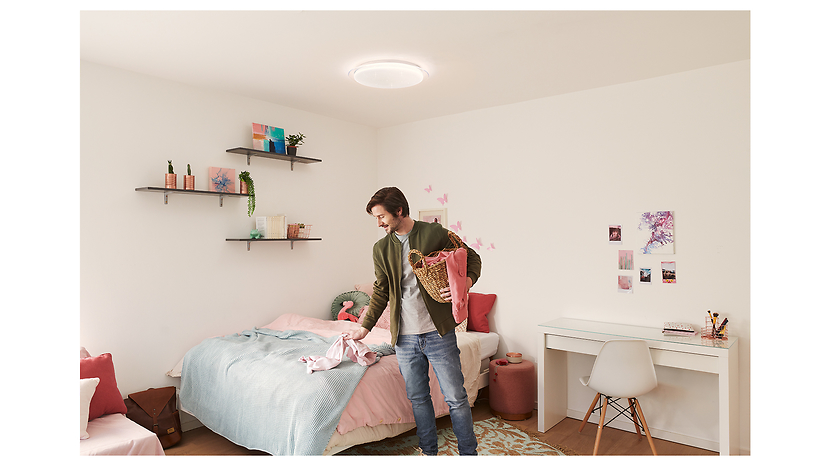 Plafon Smart Wifi Orbis LED 56 cm stalowa biała