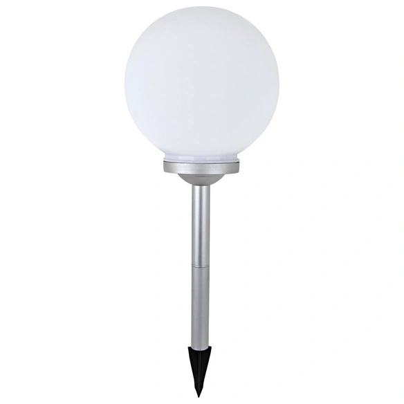 LED-Solarleuchte »MARLA«, kugelförmig, grau/weiß