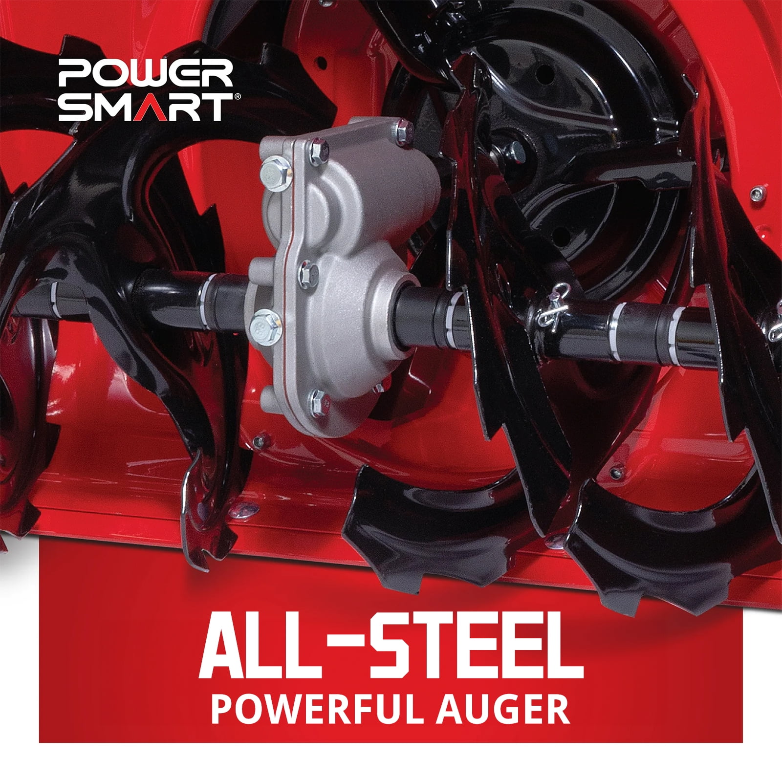 PowerSmart 26 252CC Self-Propelled Gas Snow Blower with 120V Electric Start, Two-Stage Design