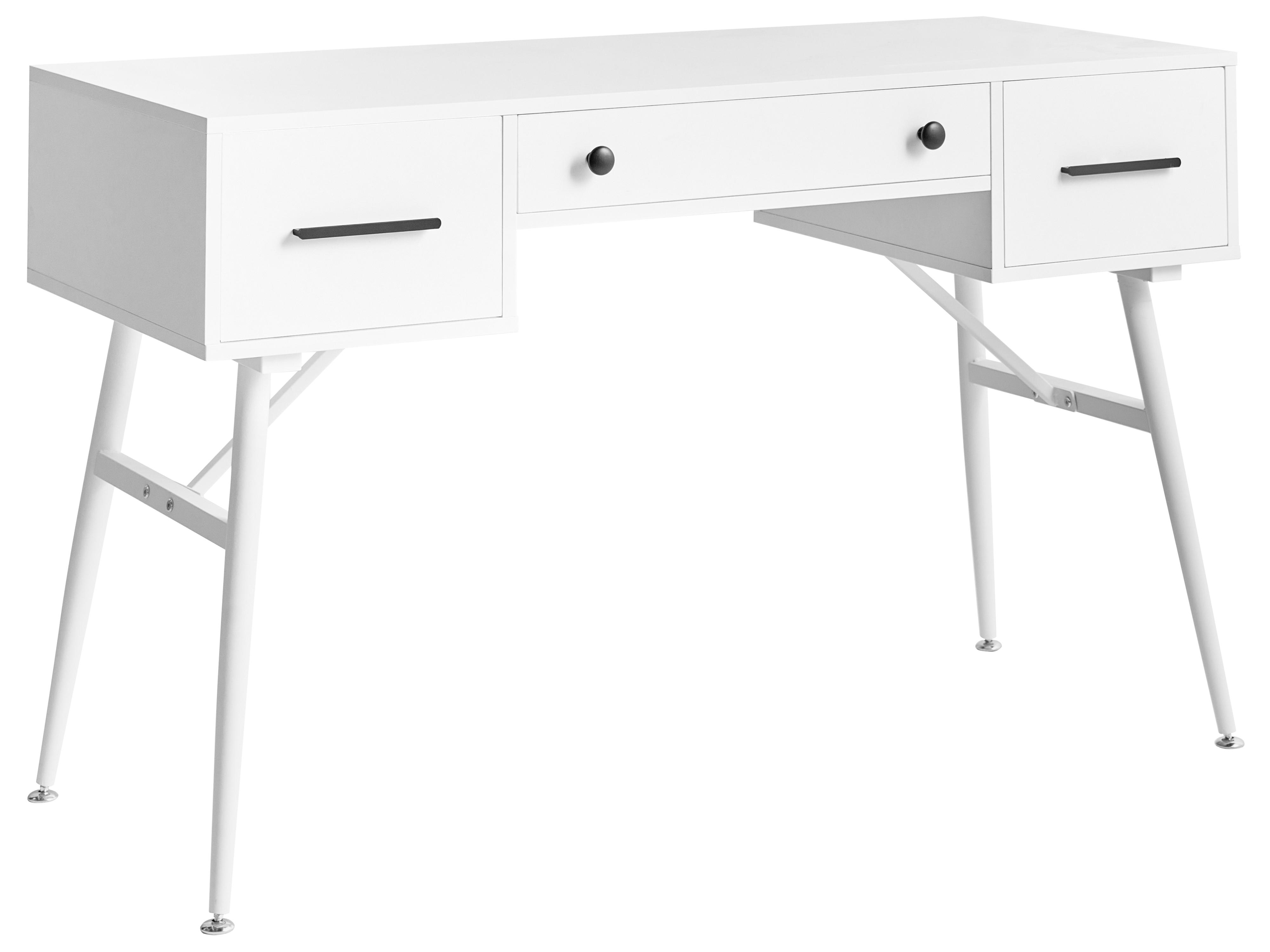 Home Office Desk MARFLA White 120 cm 50 cm