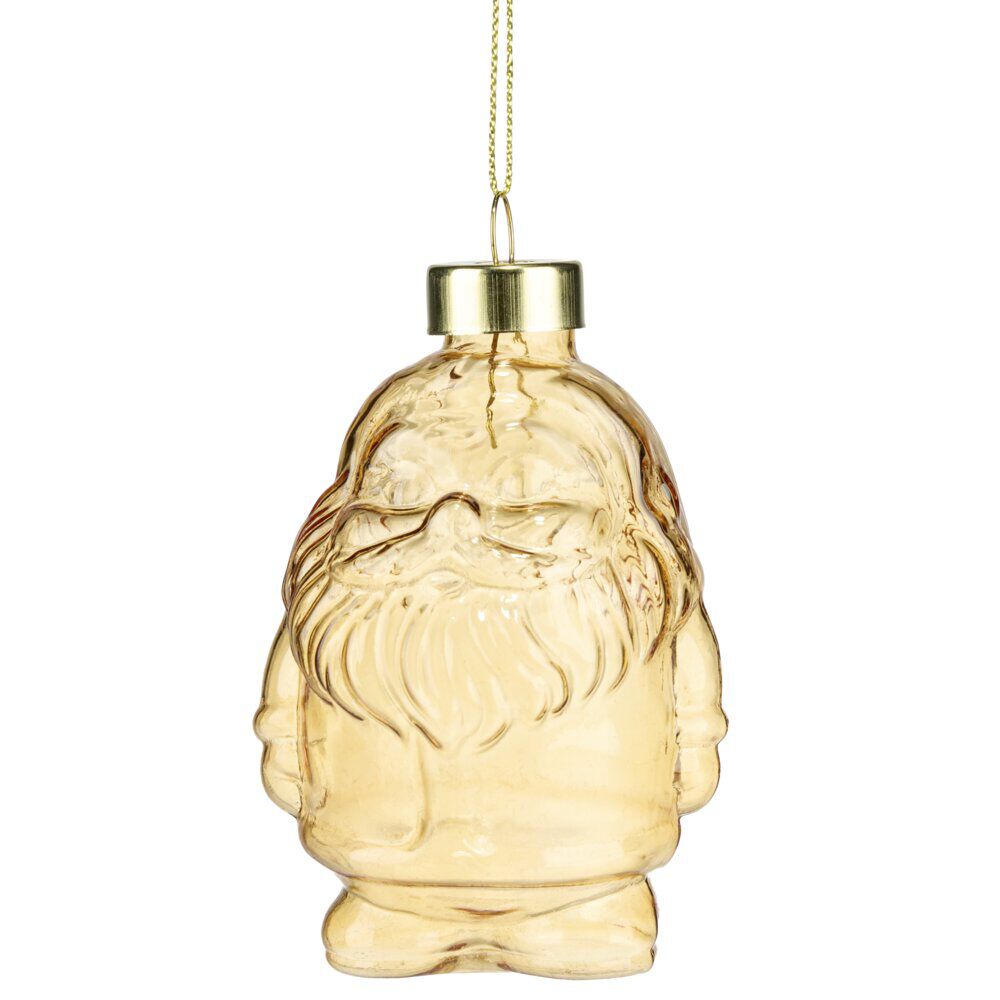 Boule de No&euml;l en verre relief Ø8cm (3 modèles)
