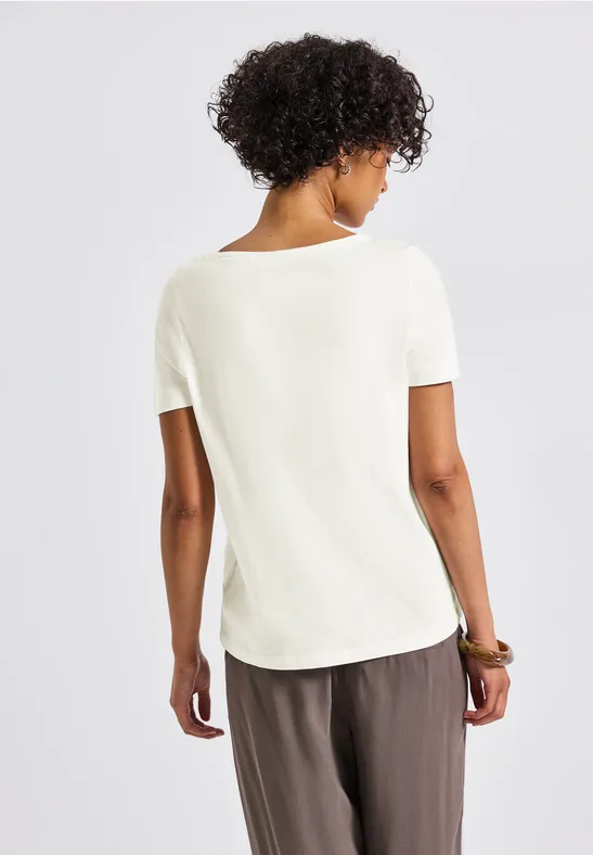 Basic Shirt mit Print