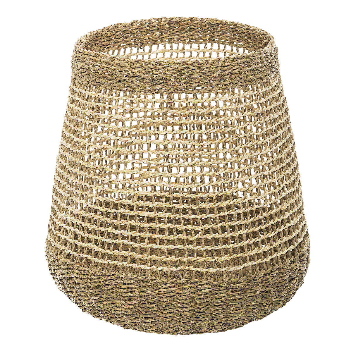 Cesto redondo AJOURE castanho 35x34cm