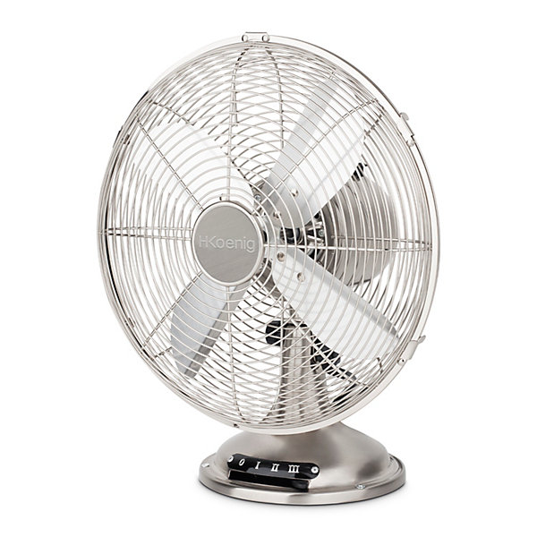 H.Koenig JOE48 - Ventilateur de table métal