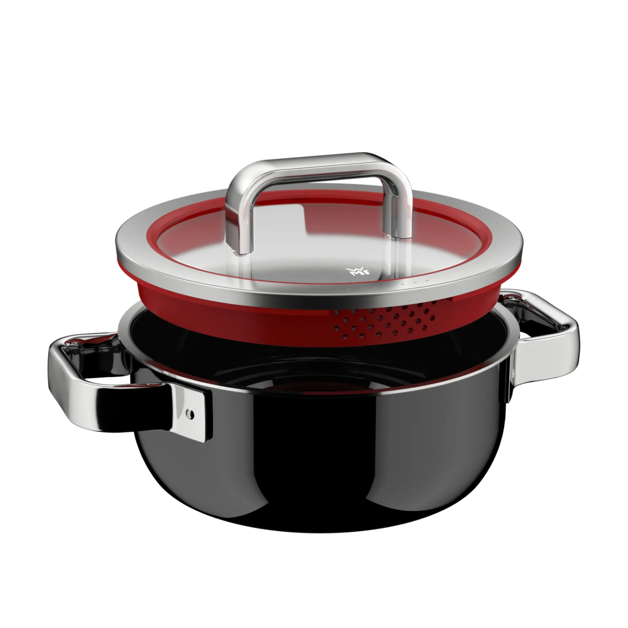 Fusiontec Function Pro, Braising Pan With Lid, 20 cm, Black