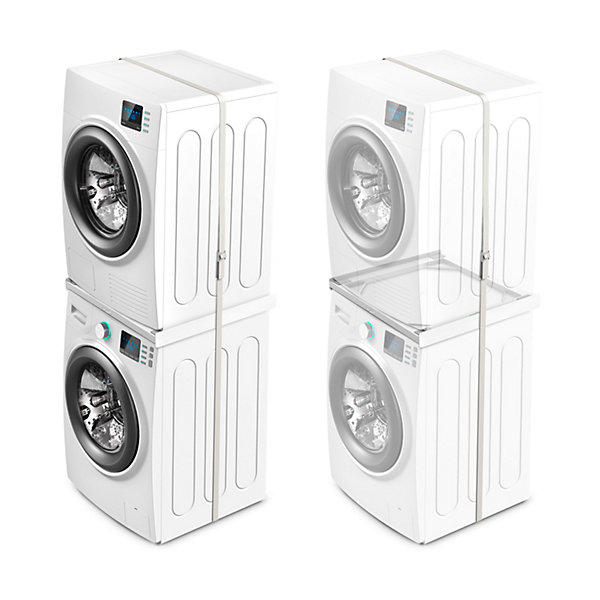 Meliconi - Kit de superposition universel - 30% de plastique recyclé - TORRE UP - pour lave-linge et sèche-linge