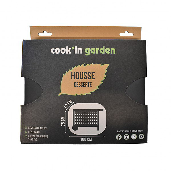 HOUSSE BARBECUE DESSERTE L100 x P55 x H75 CM - Cook in Garden