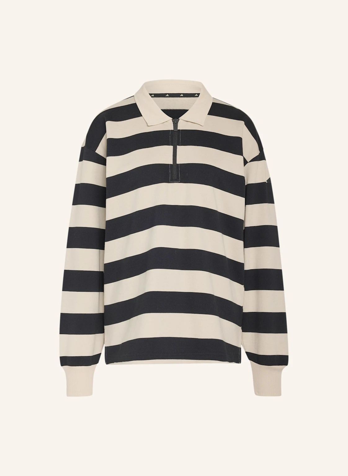 adidas ESSENTIALS CONTEMPORARY FRENCH TERRY LANGARM-POLOSHIRT