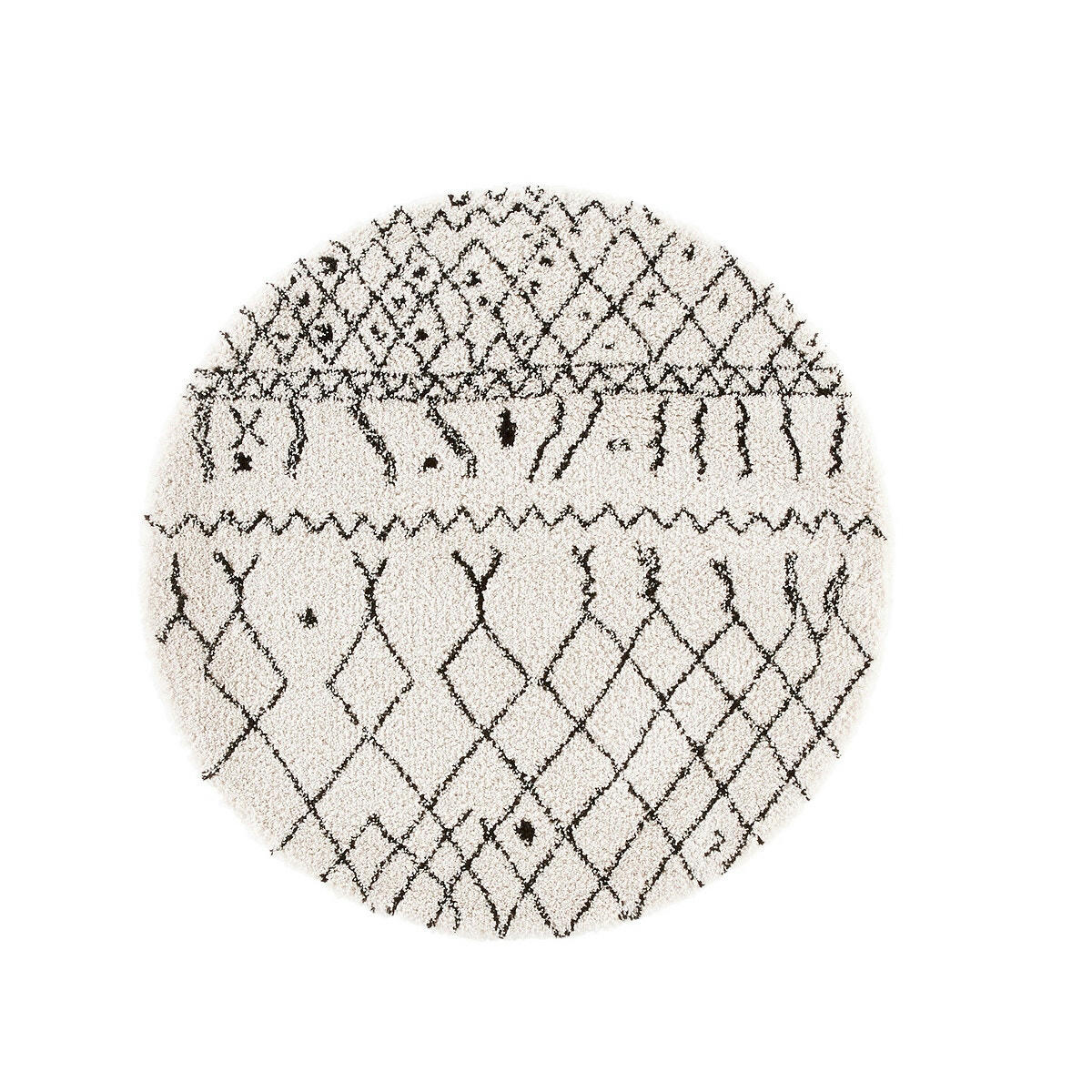 Tapis rond style berbère, Afaw