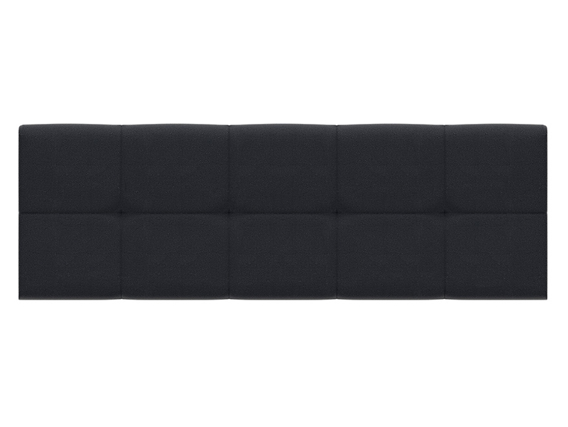 Nakładka tapicerowana do łóżka Tetrix/ Kaspian T 120 cm czarna