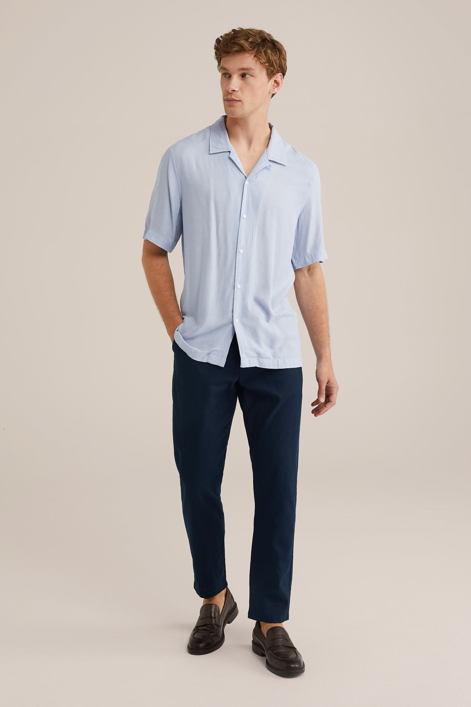 Heren Regular fit overhemd met print