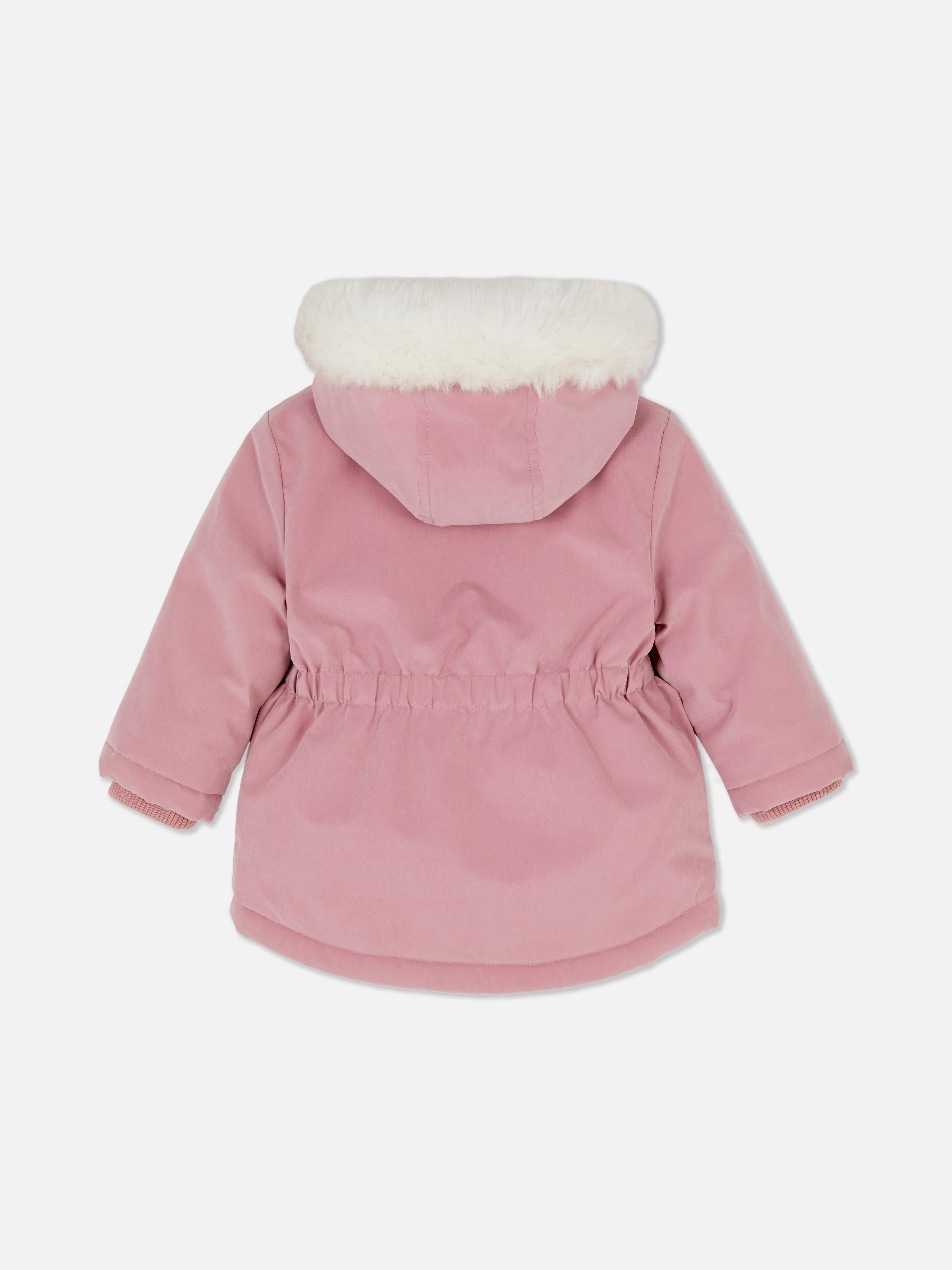0-36mths | Faux Fur Trim Parka