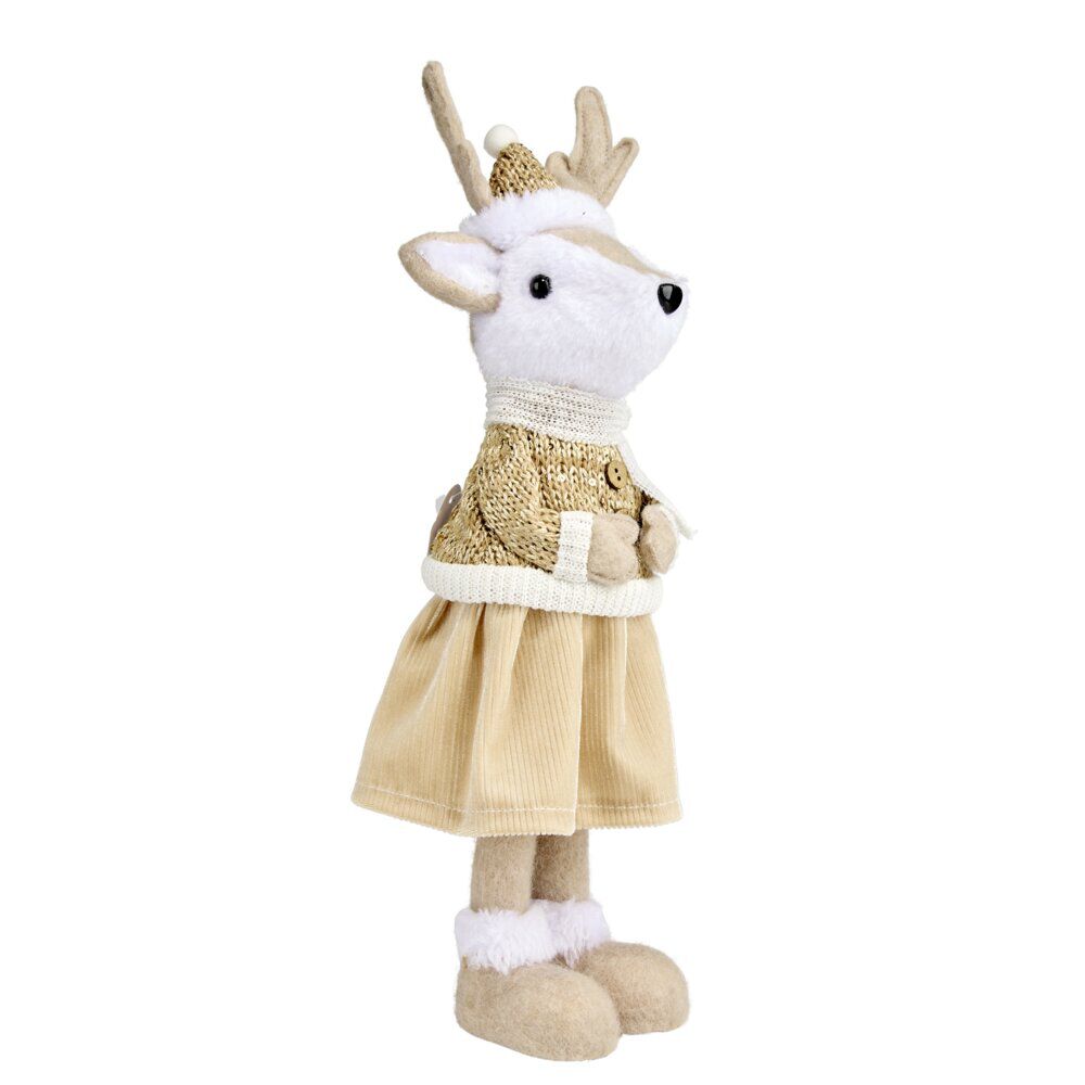 Personnage de No&euml;l nature à poser H37cm (2 modèles)