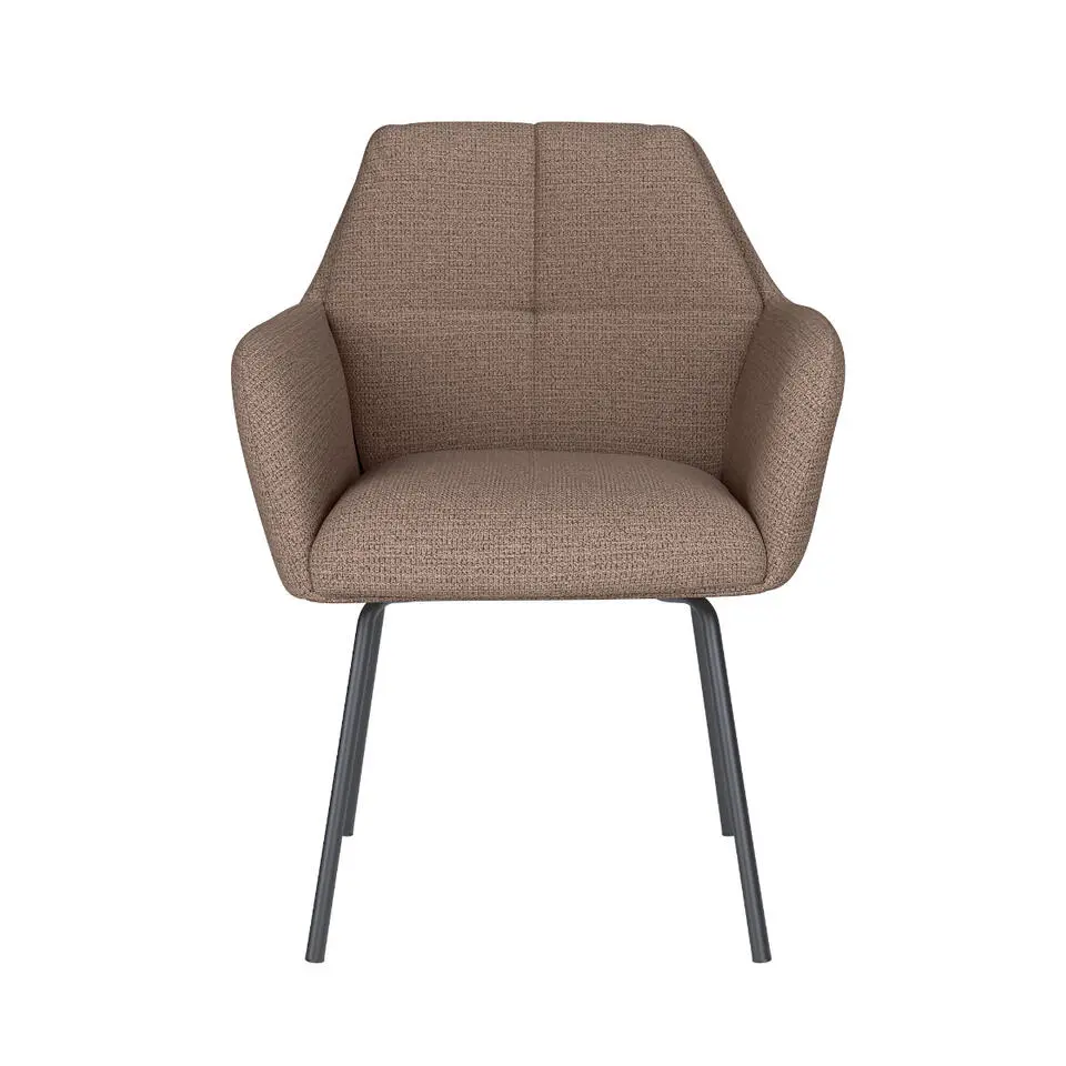 Puur - Dannie eetkamerstoel metaal - taupe