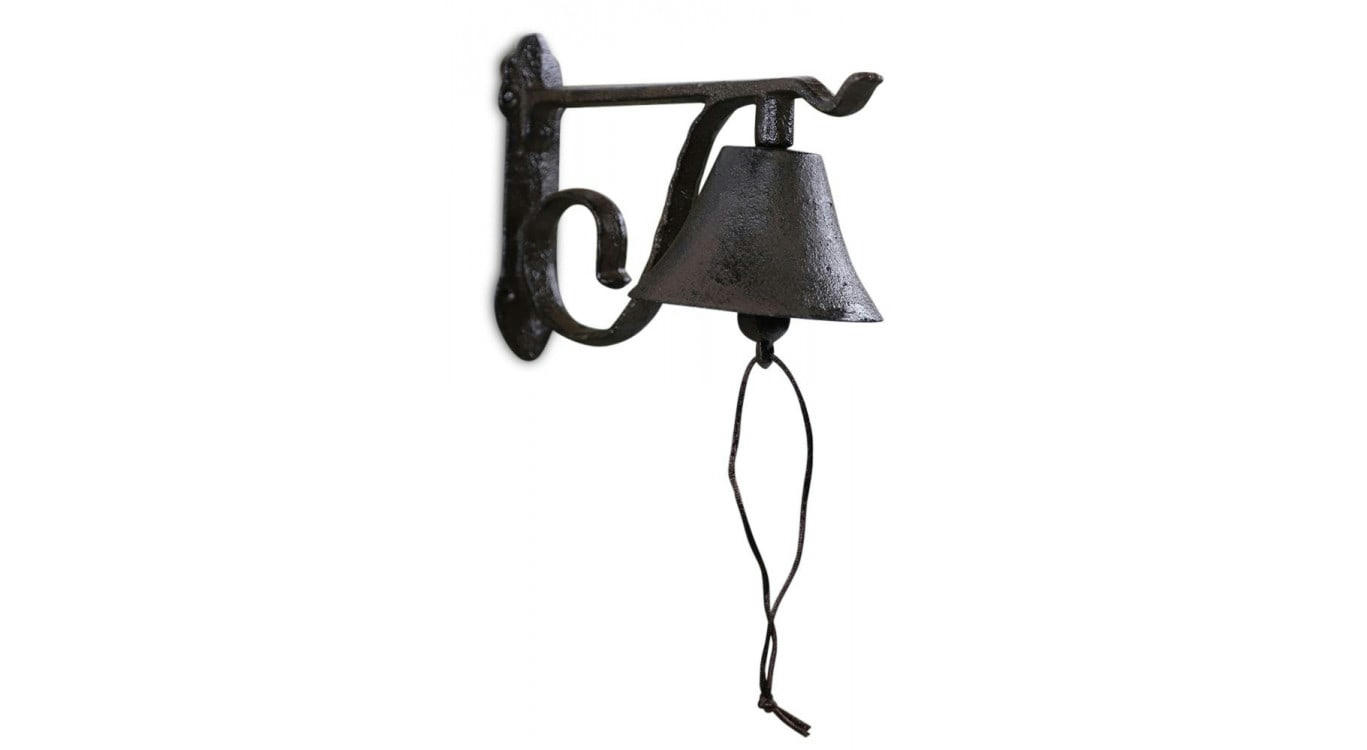 - Cloche Fonte Marron 20.5x14.5x10.5cm
