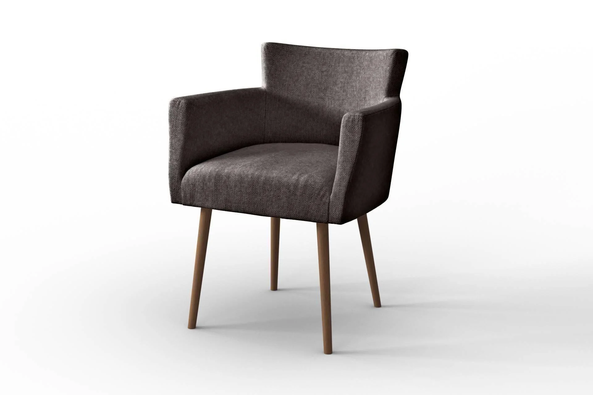 Set van 4 eetkamerstoelen Billie linnen