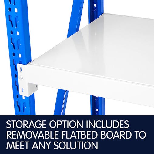 NNEDPE 4-Bay shelving 4m-wide 400kg