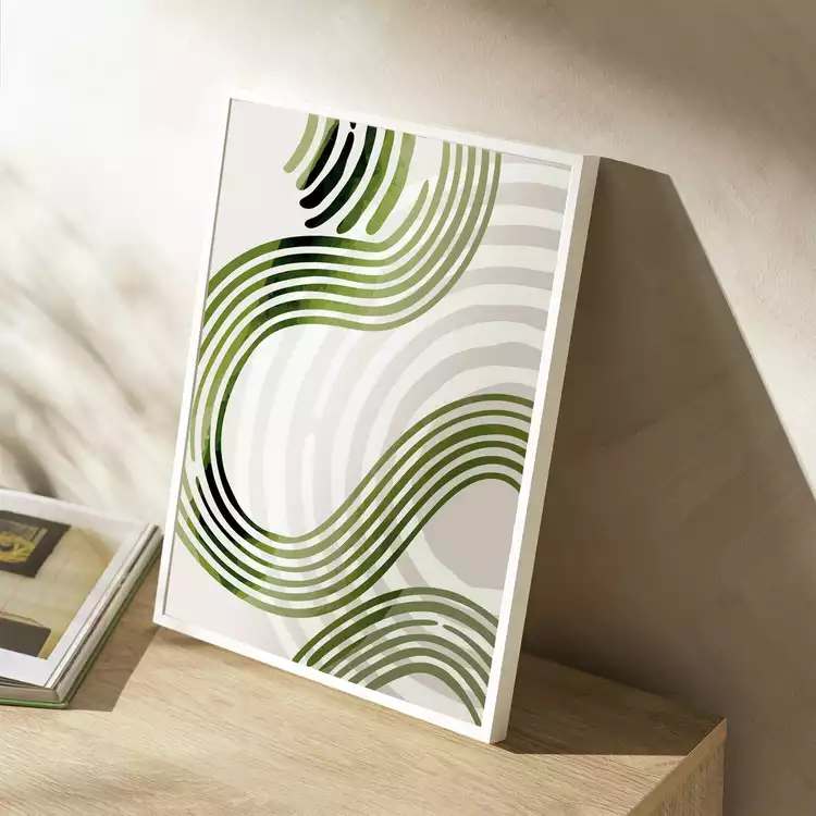 Habitat Aluminus White Metal Picture Frame - 30X40cm