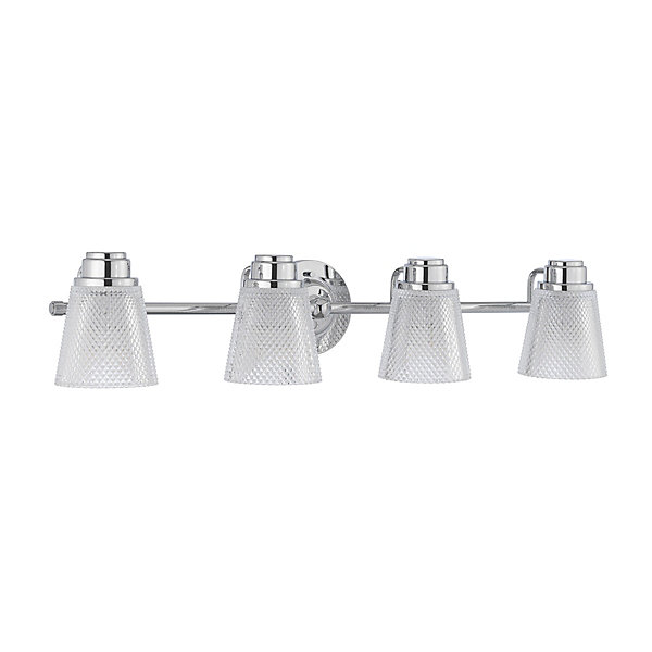 Hudson Applique 4 Lumières Chrome Poli IP44