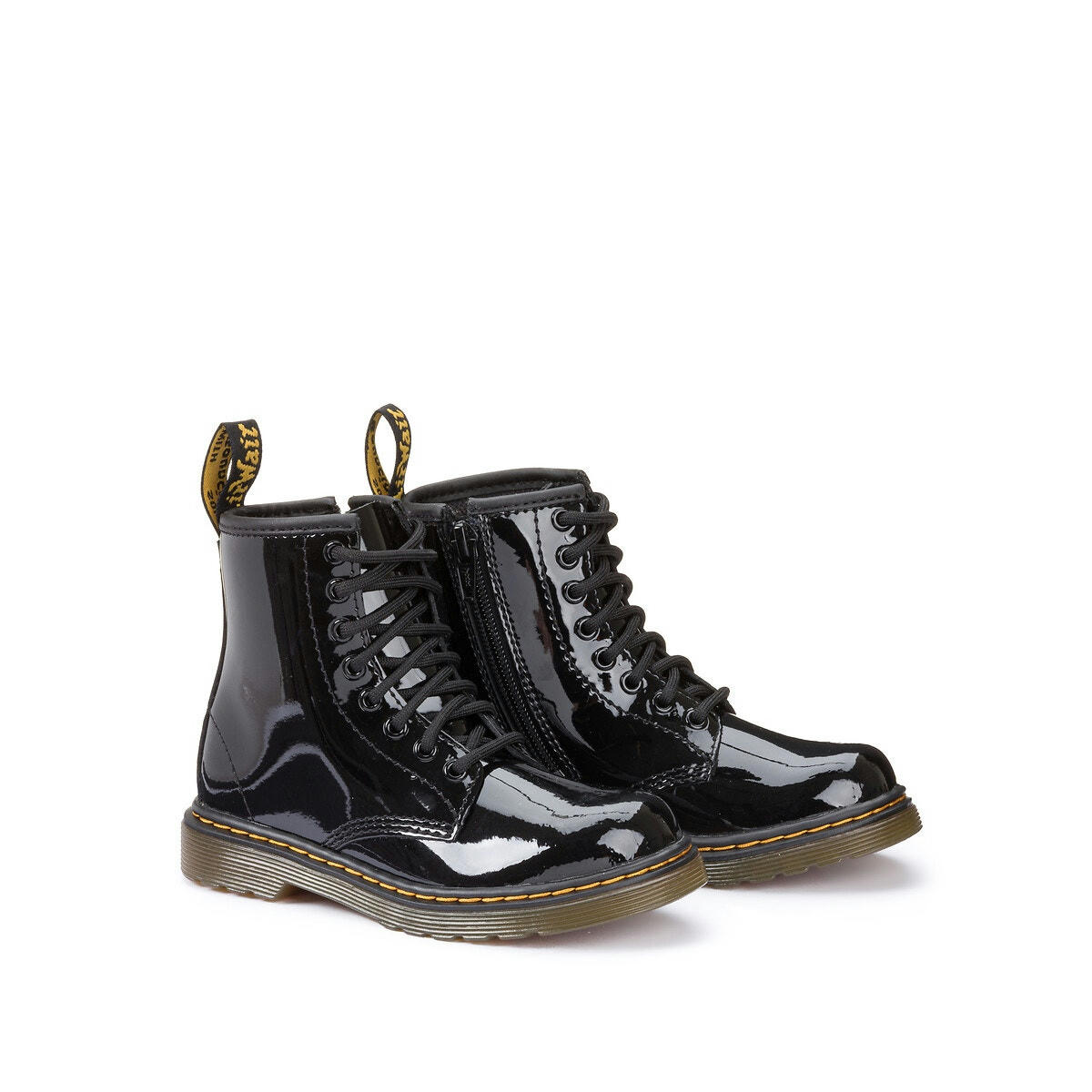 Boots en cuir verni 1460 Junior Patent