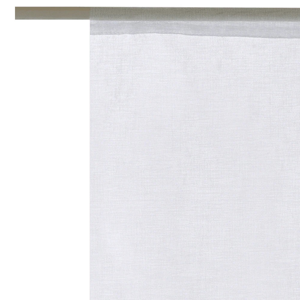 Vitrage MIA coloris blanc 45 x 90 cm