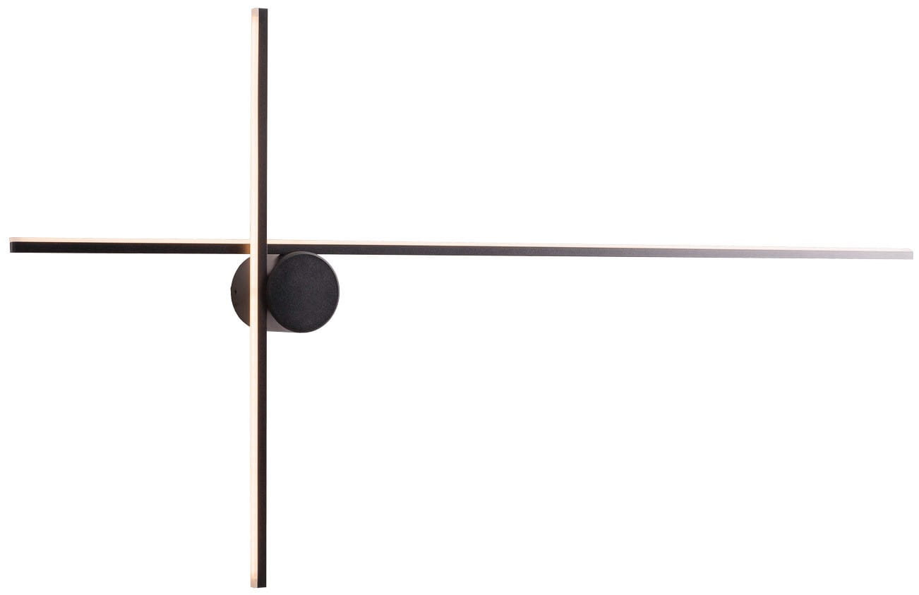 Kinkiet ARNEczarny LED 1x15W 960lm wym:45x90x7,2cm IP44 Maxlight