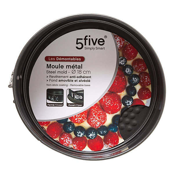 Moule démontable rond D18 - Gris anthracite- 5five