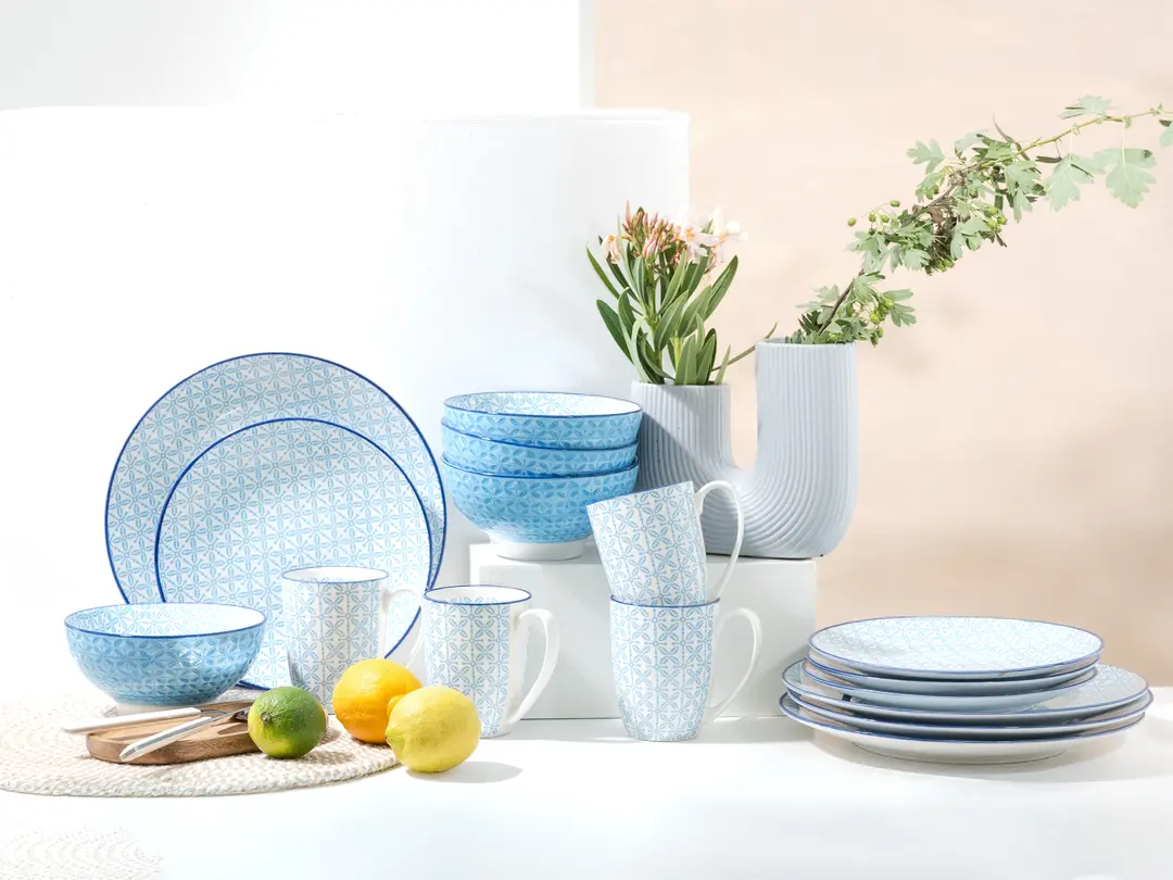 Geschirrset 16-teilig Mediterran
