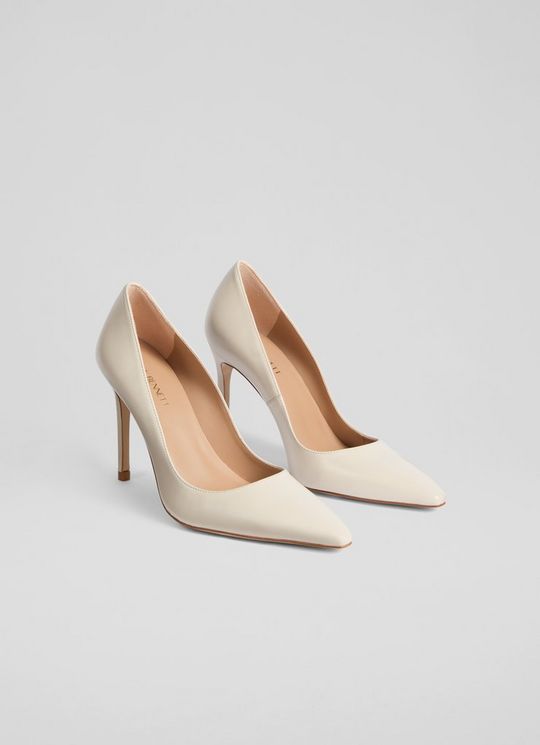 New Fern EcruNappa LeatherCourts