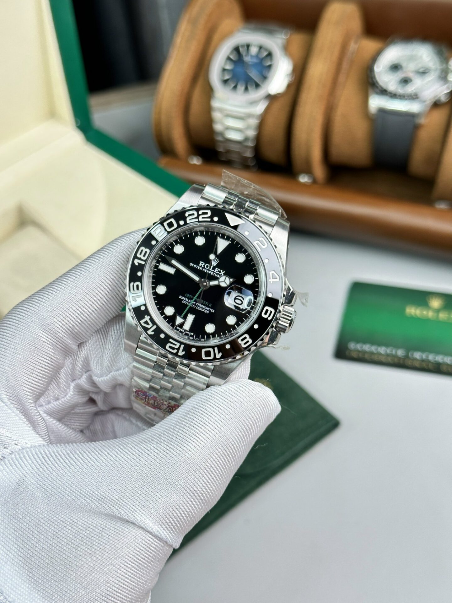 Rolex GMT-Master II 116710LN 904L Steel Black Dial 40mm Jub Super Clone