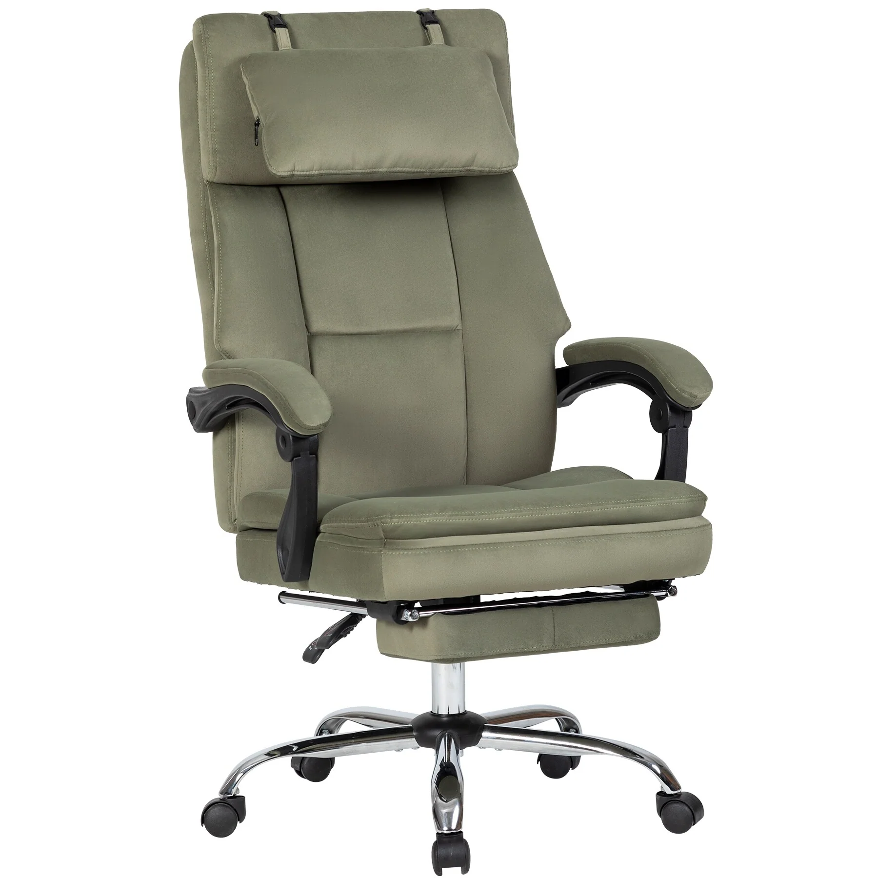 Big and Tall Ergonomic Executive Office Chair - High Back Work Chair with Footrest & Removable Headrest