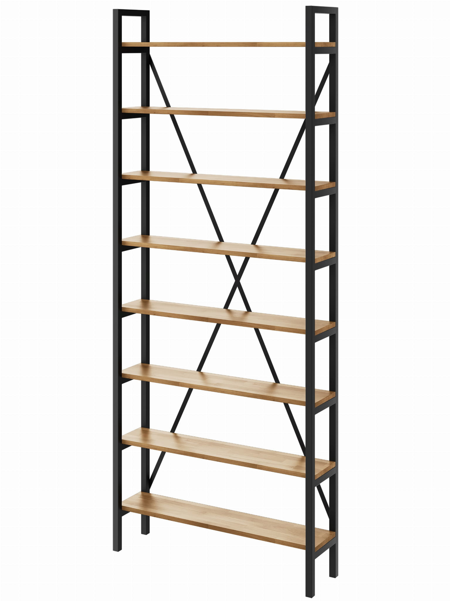 Regał Medium Industrial Loft na książki D8 245x60x20 cm