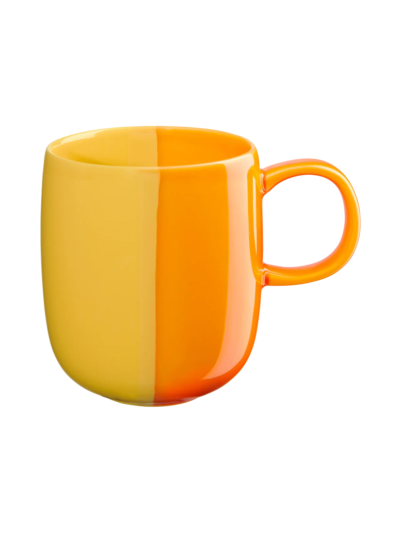 henkelbecher, orange smoothie
