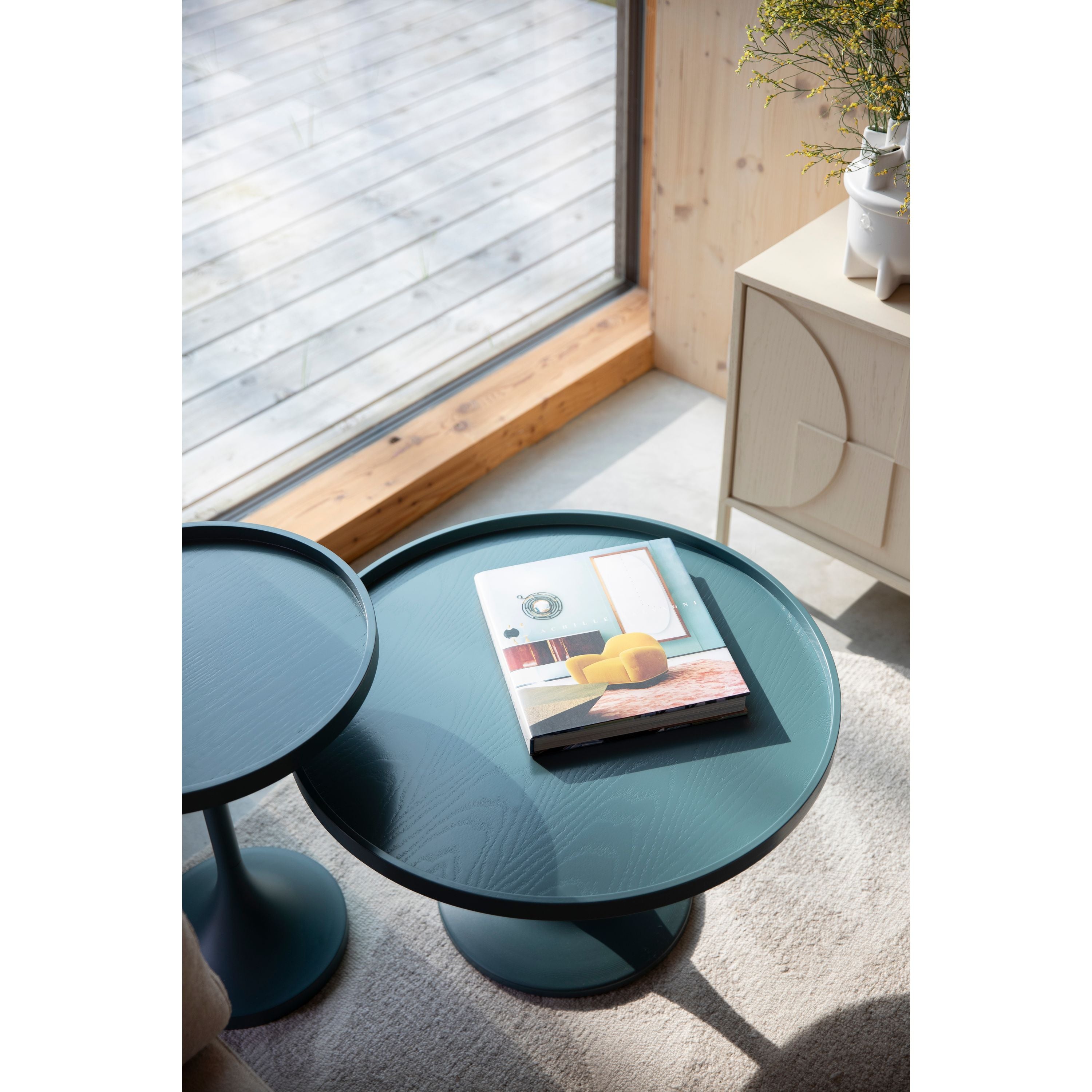 Zuiver Jason Salontafel Rond 69 cm Blauw