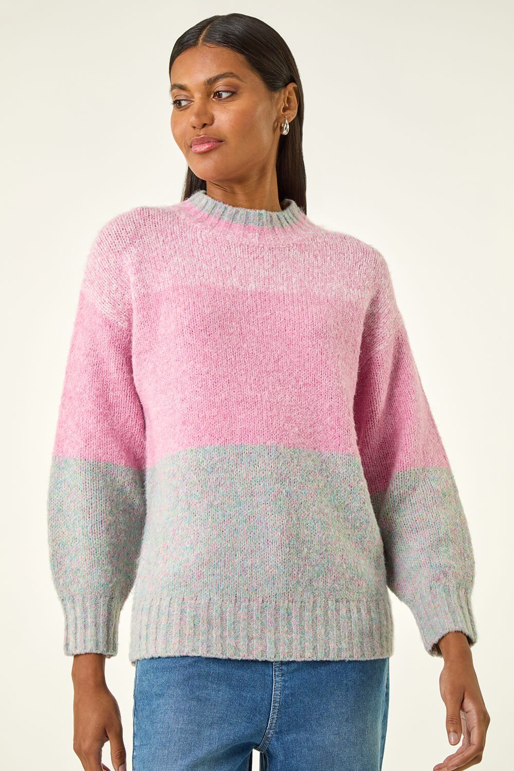 Roman Colour Block Knit Jumper