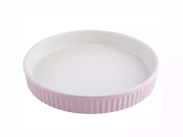 Naczynie ceramiczne do tarty 24 cm Altom Design - Fusion Pink 07.FUP.NDT