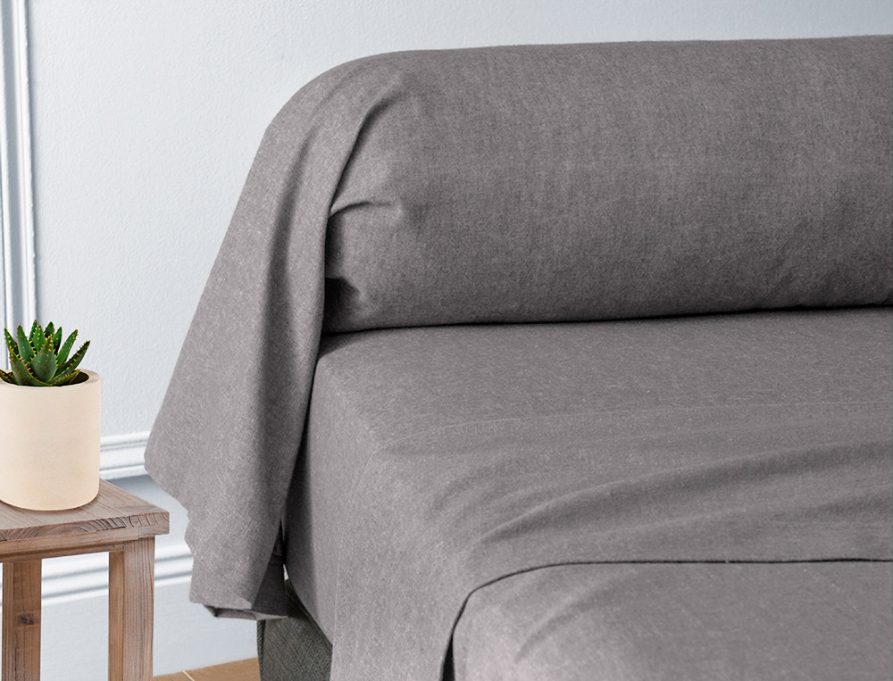 Taie de traversinFlanelle tissé-teint