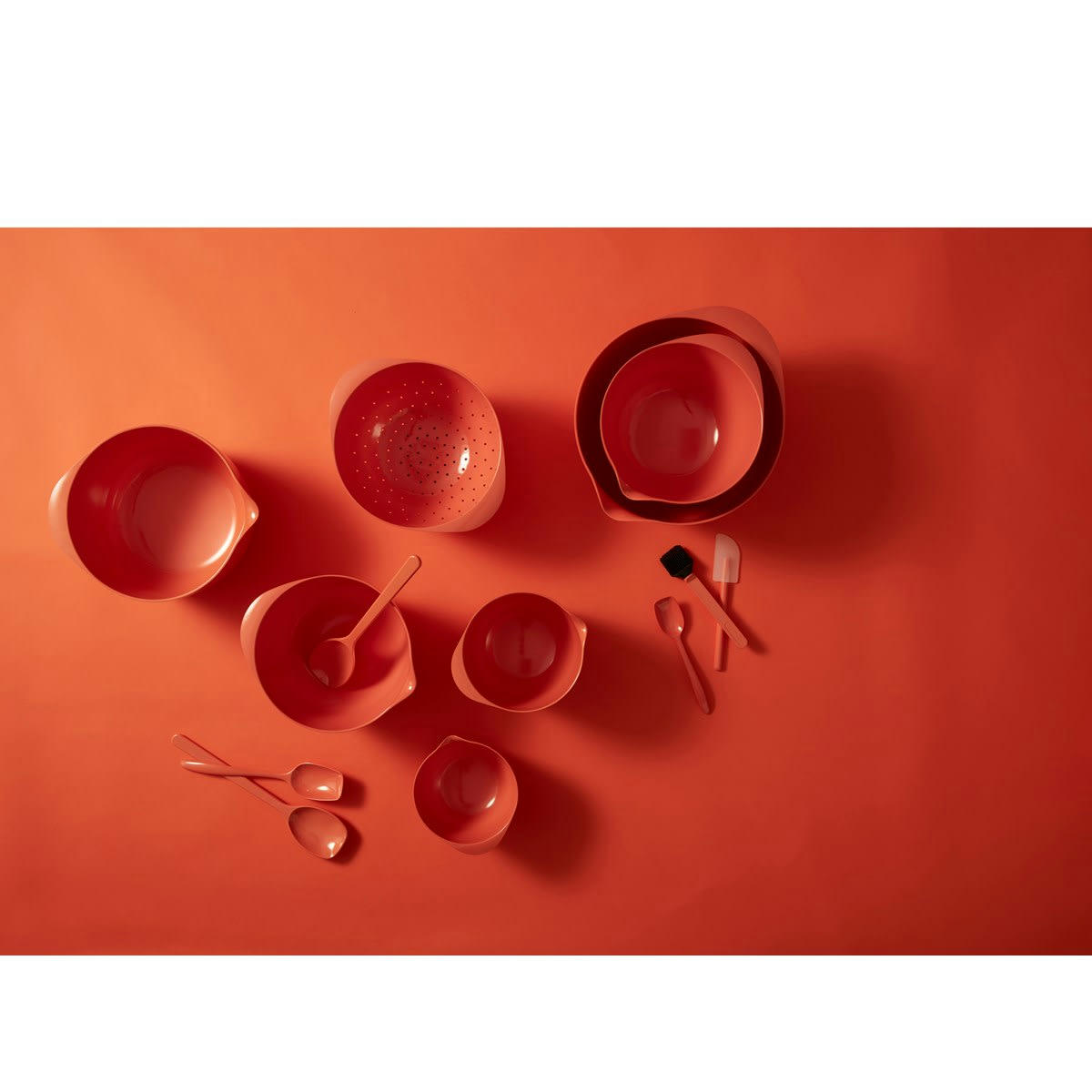 MARGRETHE - Saladier en plastique orange