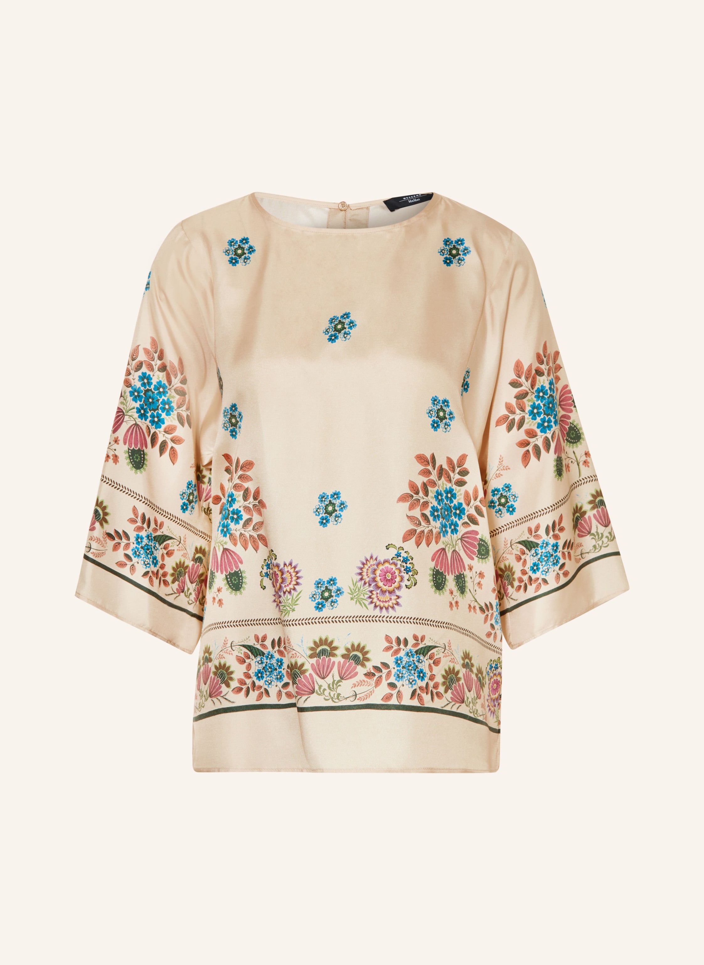 WEEKEND Max Mara Blusenshirt WKDSAMBA mit 3/4-Arm aus Seide