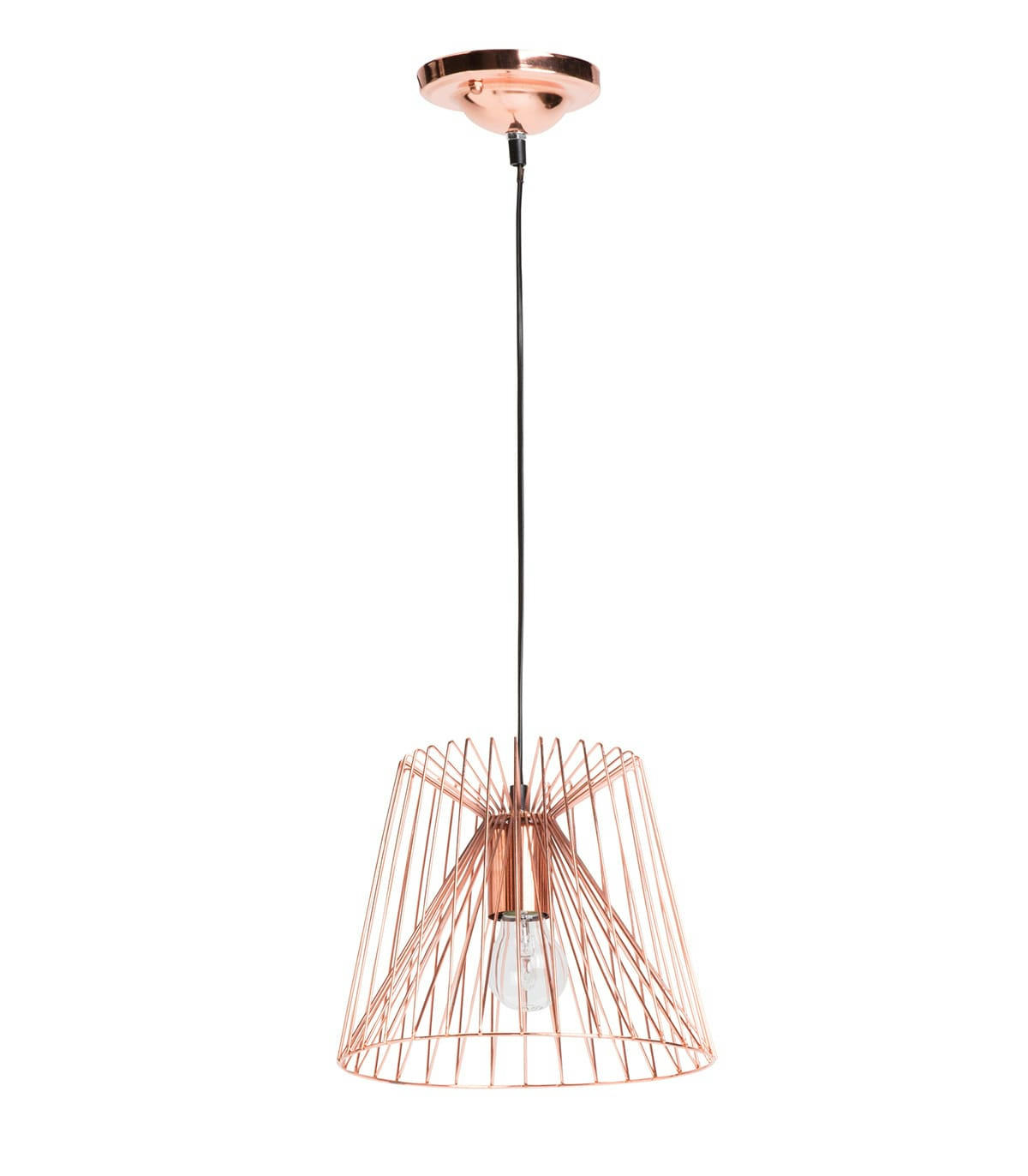 EMPIRE - Suspension en métal cuivre d. 25 cm