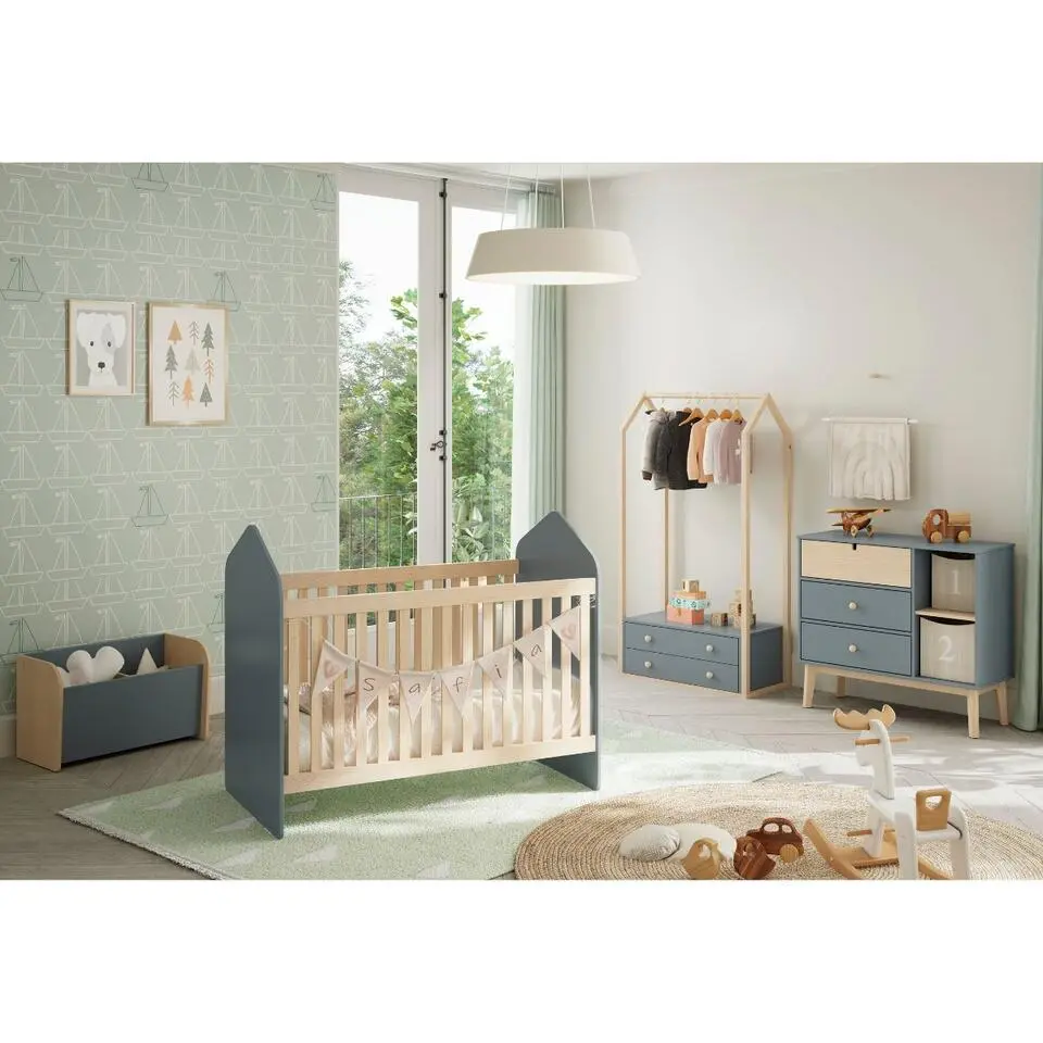 CALICOSY - ESTEBAN Kledingkast - Wit - 170x80x40 cm