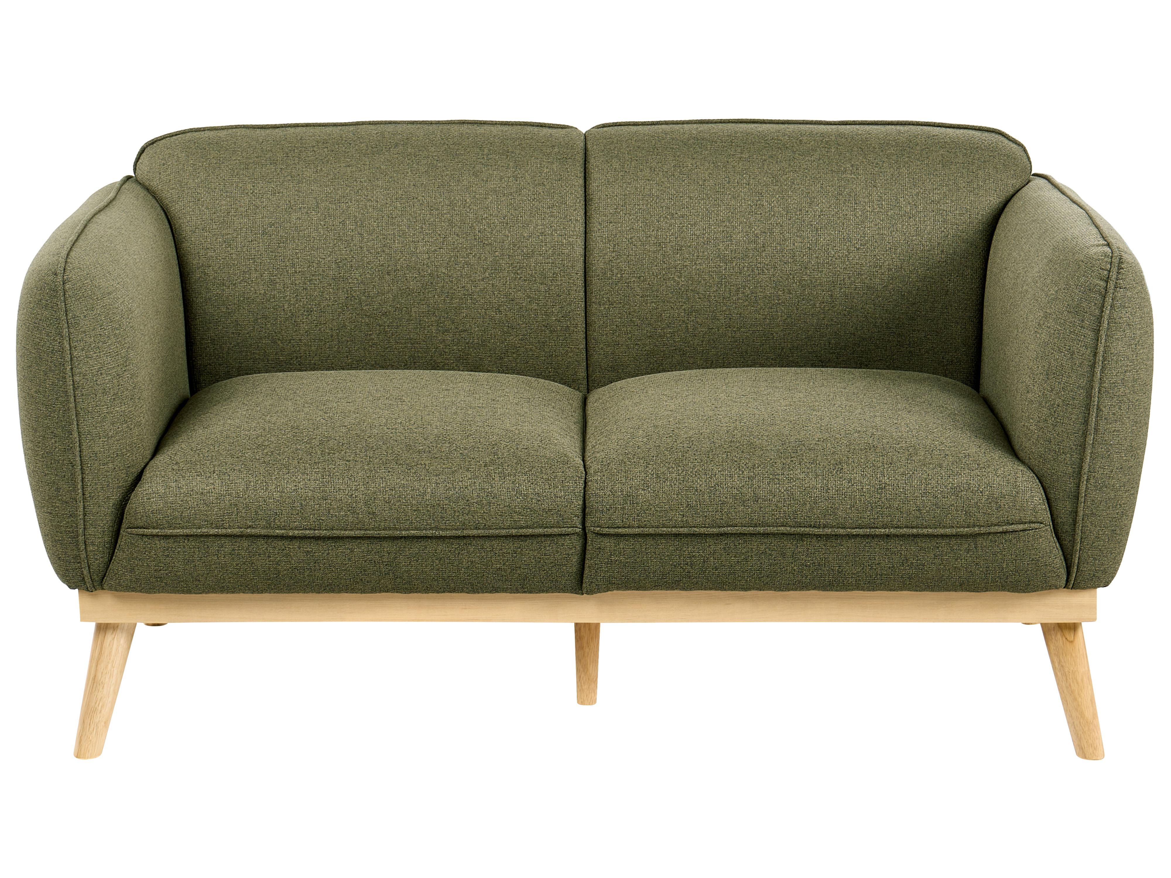 Living Room Set 5 Seater LJUNG Fabric Olive Green