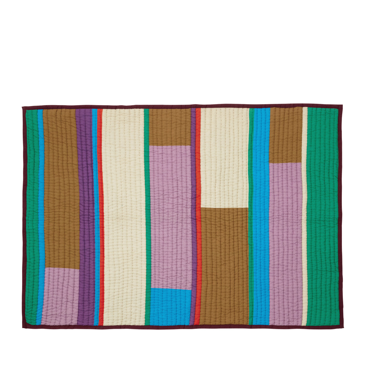 Hübsch plaid Pavilion - katoen - 140x200cm