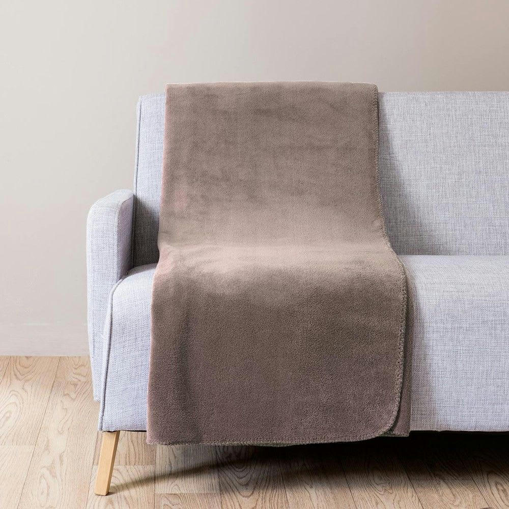 - Plaid taupe 150x230