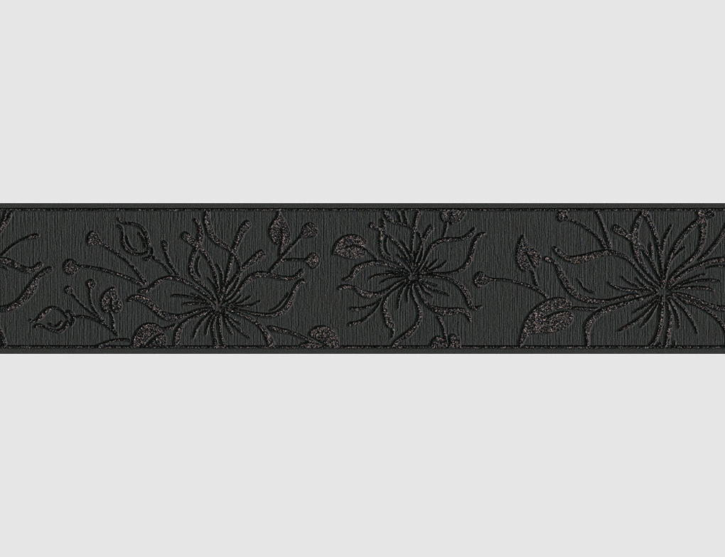 Tapetenborte Vinyl SK Blume Glimmer