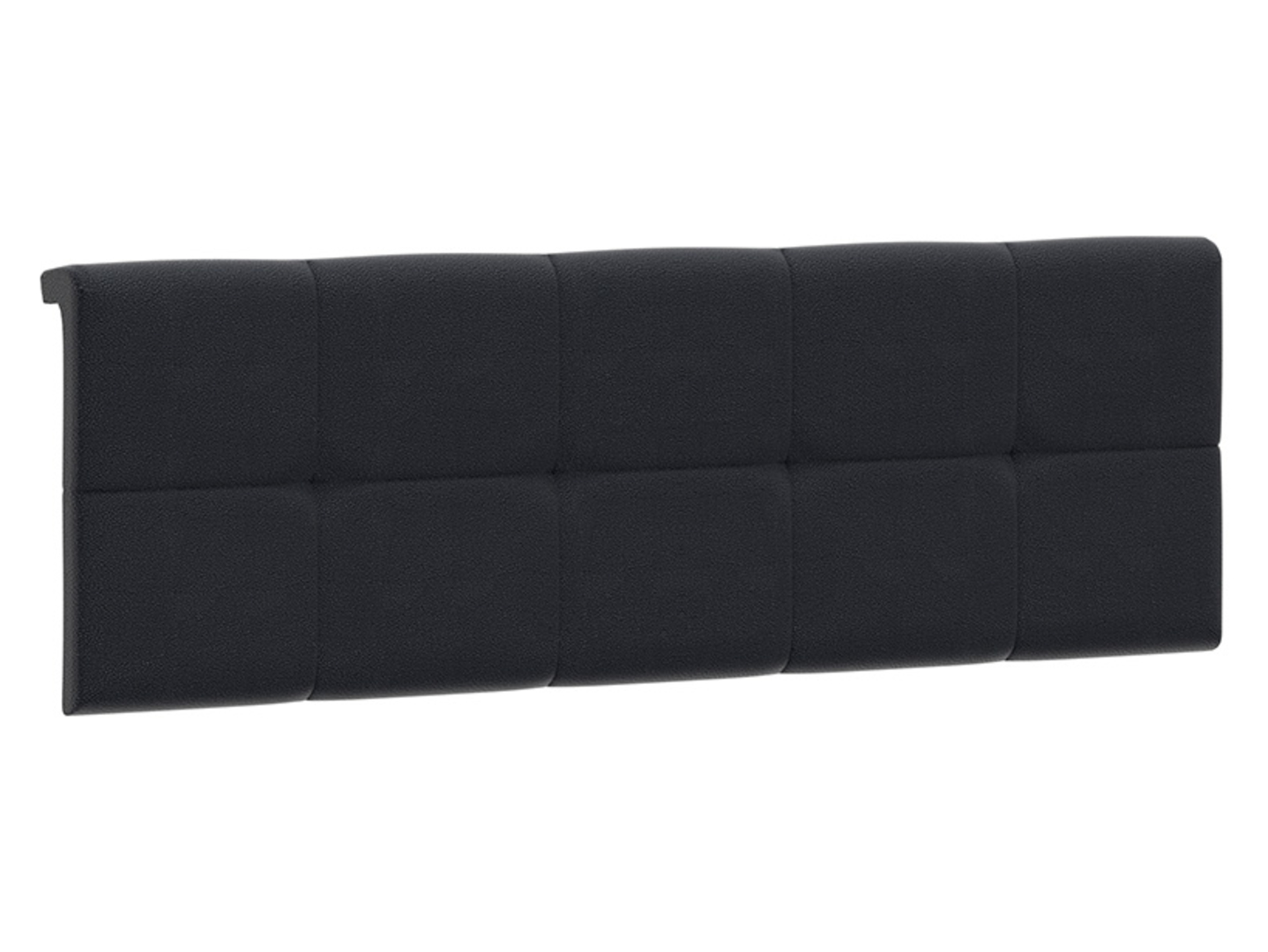 Nakładka tapicerowana do łóżka Tetrix/ Kaspian T 120 cm czarna
