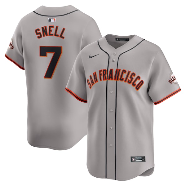 Blake Snell San Francisco Giants Nike Away Limited Jersey - Gray/Cream